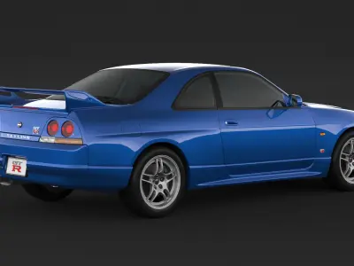 Nissan Skyline GT-R R33 3D model