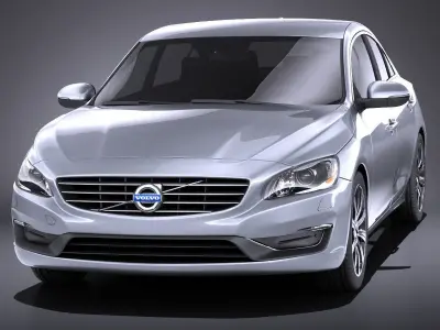 Volvo S60 2014 VRAY 3D model