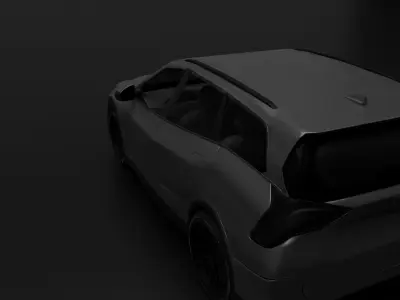 XUV700 Low-poly 3D model