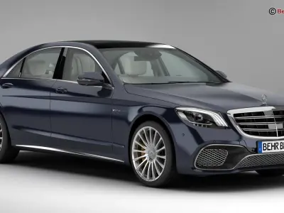 Mercedes S Class AMG S65 2018 3D model