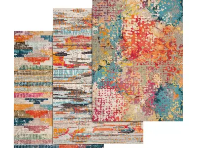 Rug Set 198 3D model