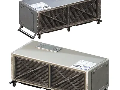 Chiller Low-poly 3D model