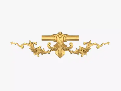 Classic decor ornament 229 3D model