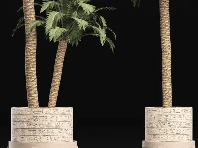 Plants Collection 159 Egyptian Plants 3D model