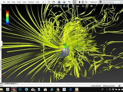 Pelton Turbine 3D print model