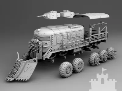 Train survivor 3D print model