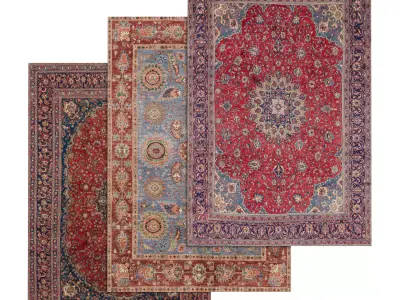 Rug Set 1888 3D model