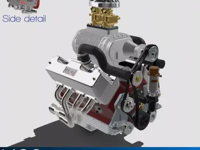 Flathead SCoT blown N Dixon Heads 3D print model