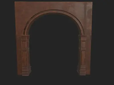 Arc Frame Low-poly 3D model