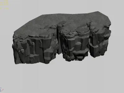 sTONE Town Magic Cave - Stone 02 3D model