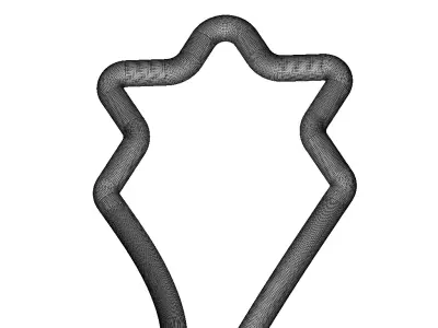 Spiral Star Lamp Filament 3D print model