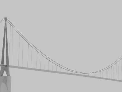 Norway Bridge - Halogaland 3D model