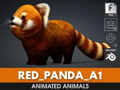 Red Panda-A1 3D model