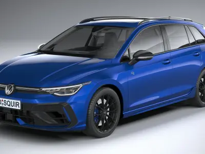 Volkswagen Golf R Variant 2025 3D model