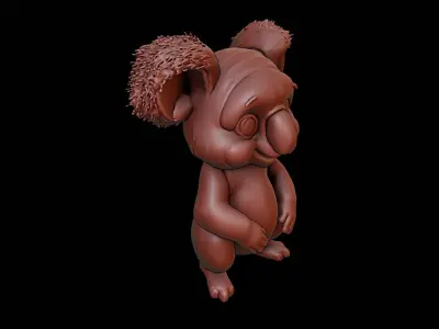 Koala Animal Sculpture 3D print model purchase