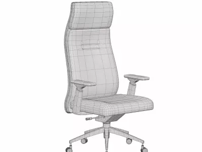 Premium Office chair 3D model