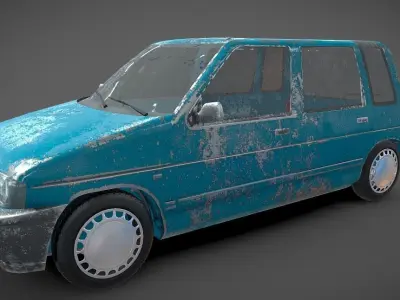 TICO car Low-poly 3D model