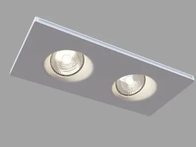 Downlight Gyps Modern DL002-1-02-W Maytoni Technical Free 3D model