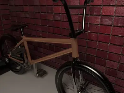 BMX bike WTP bicycle 3D model