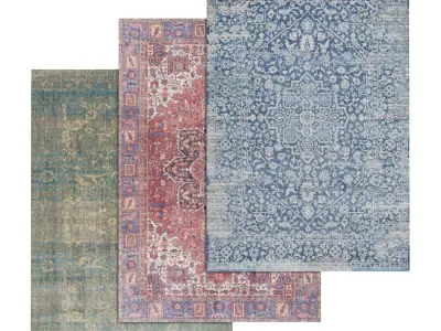 Rug Set 672 3D model