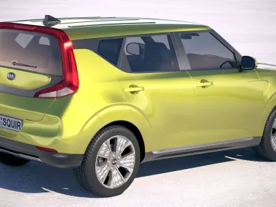 Kia Soul EV 2020 3D model