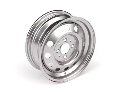 Steel rim 06 3D model