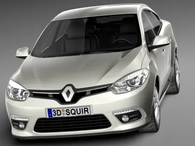 Renault Fluence 2013 3D model