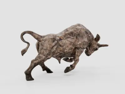 Cow sculpture 3D model