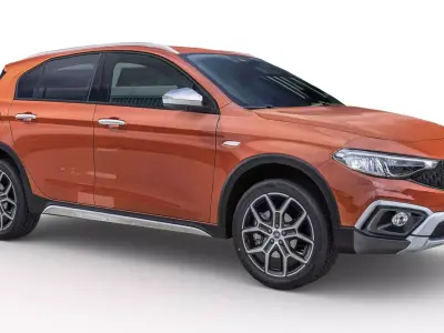 Fiat Tipo Cross 2021 Low-poly 3D model