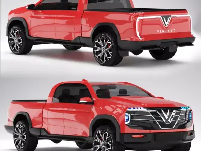 Pickup Truck Vinfast  3D model