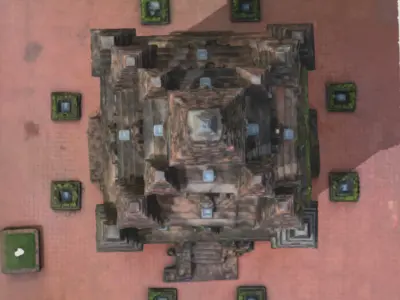 NHAN TEMPLE VIETNAM ORIGNAL SCAN  3D model