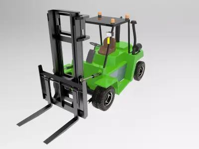 Forklift model 3D model