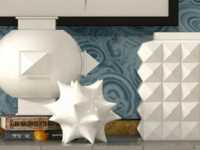 Decorative set Flight 3D model