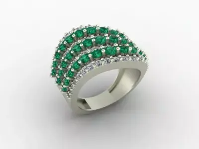 Wedding Ring 3D print model