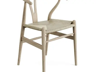 CH24 Wishbone Chair by Carl Hansen 3D model