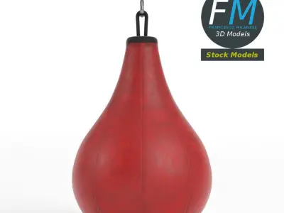 Hanging punching ball 3D model