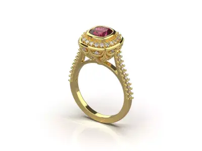 ring code142 3D print model