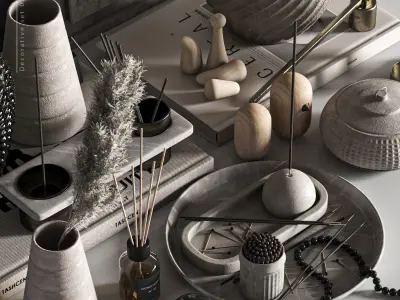 decorative set 025 3D model