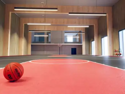 Architectural design 3D model