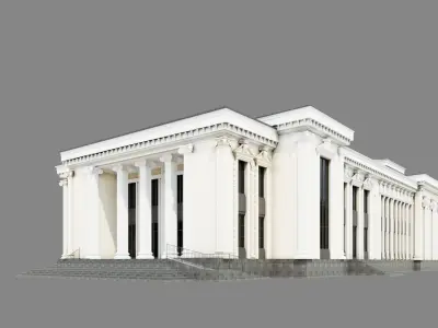 Theatre Building ID070 3D model