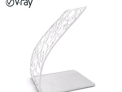 Modern Mesh Stand Model Pack Low-poly 3D model