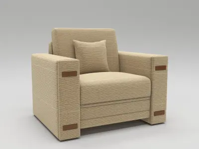 Modern luxury sofa 3D model