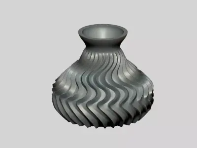 vase pot planter 3d print c11  3D print model