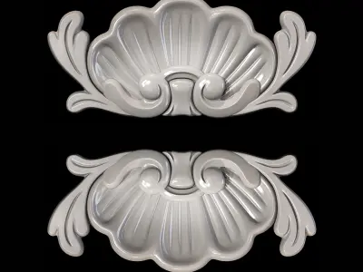 Classic carved 059 3D model