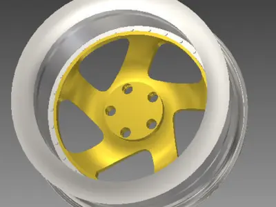 CCW lm5t Rim Replica 3D model