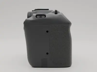 Cannon camera Low-poly 3D model