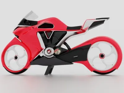 Motorcycle the future  3D model