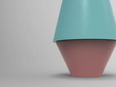 Lopy Vase Low-poly 3D model