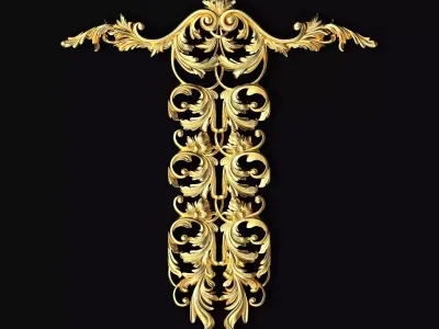 dekor ornament 3D model 12