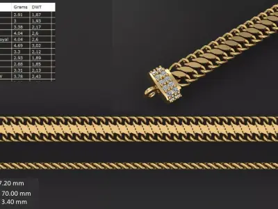 Turkish chain 14 3D print model